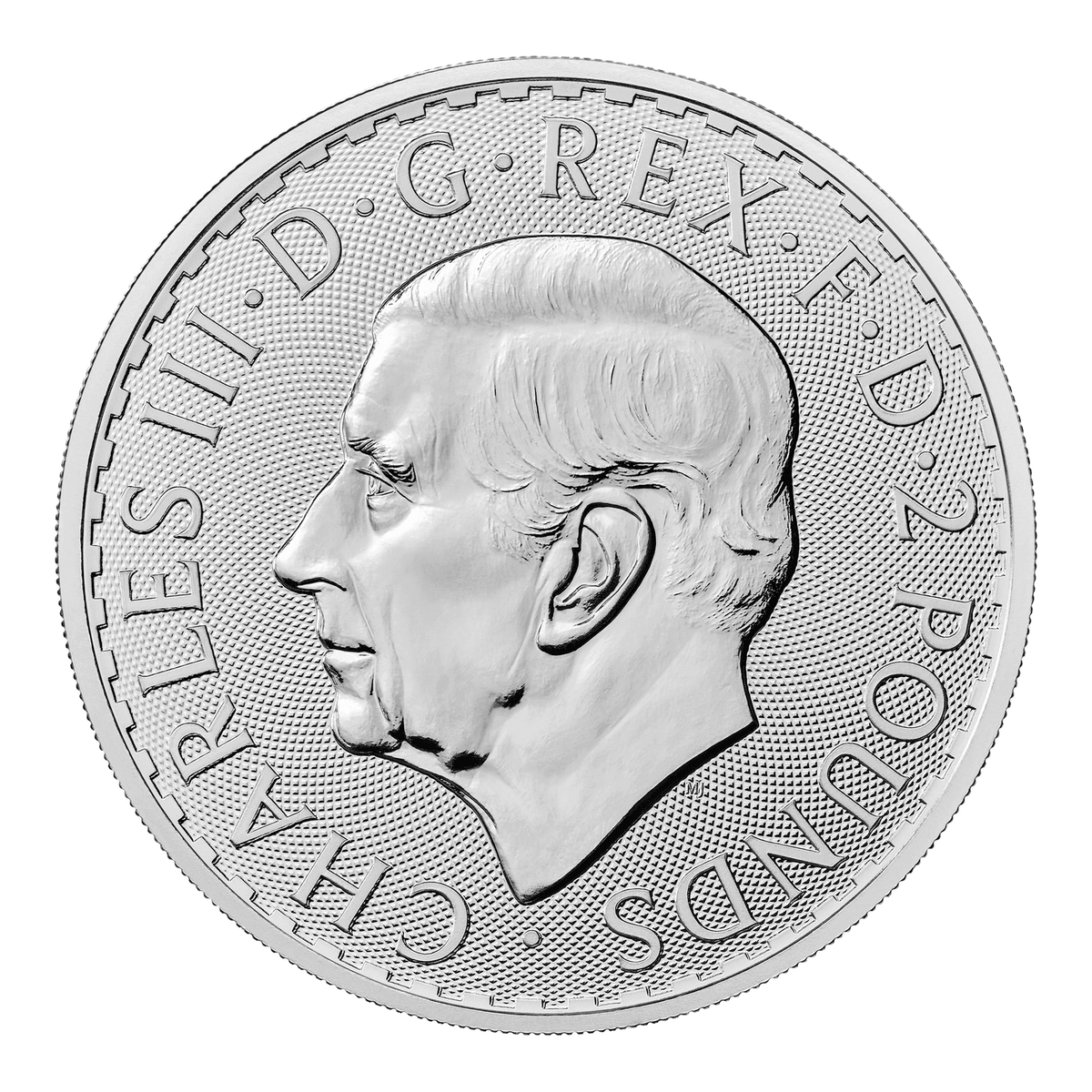 1oz silver Britannia – King Charles III obverse
