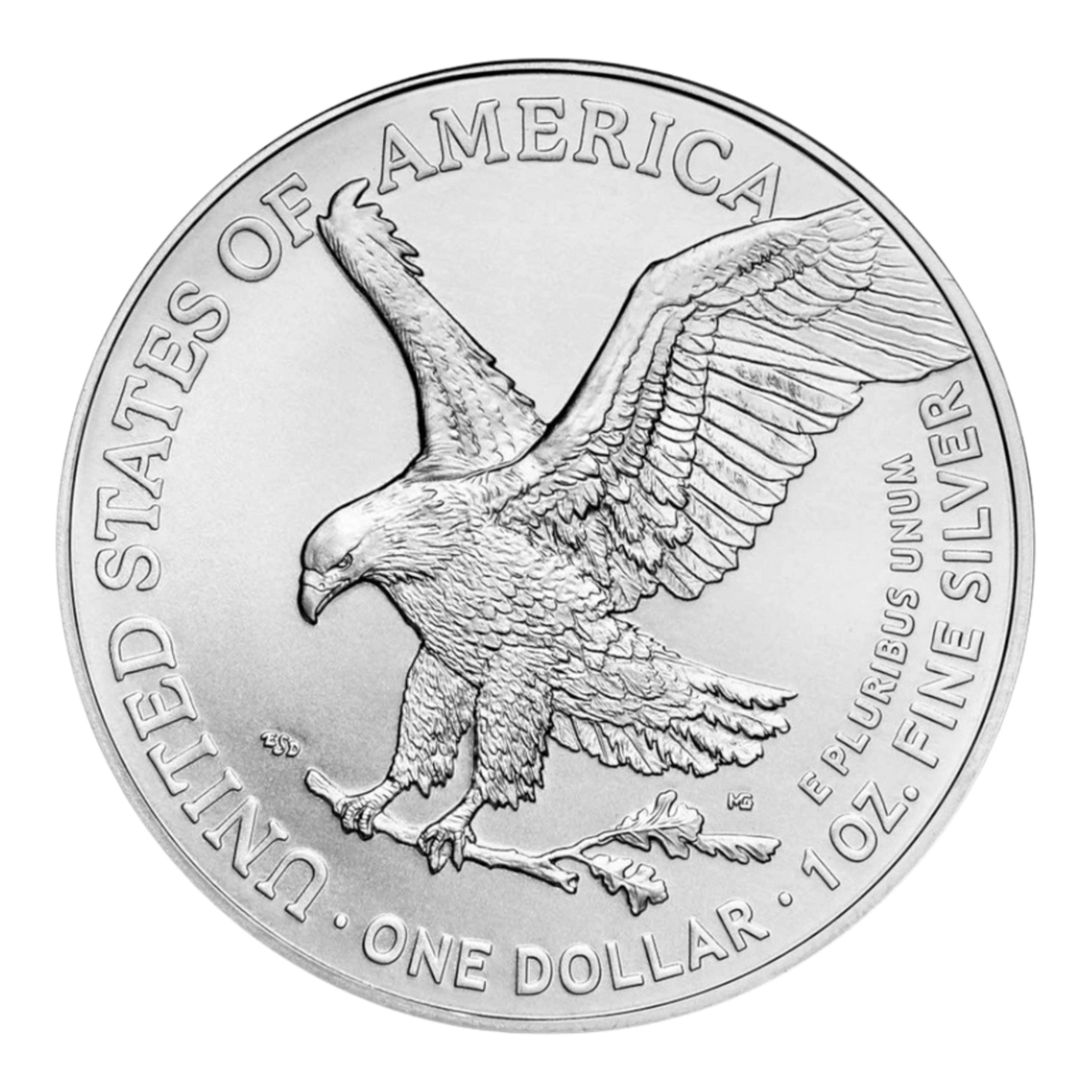 1oz Silver Eagle Coin: Vaulted (USA)