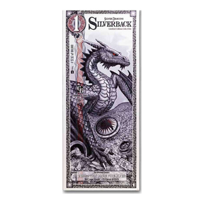 2024 1 Silverback Silver Note Silver Dragon - Red