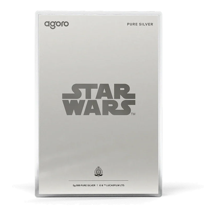 2026 Niue Star Wars Darth Vader 5g Silver Foil – Star Wars branded packaging