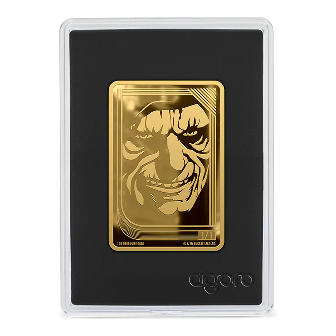 2026 Niue Star Wars Trading Coins 1oz Silver & Gold Coin – Onyx one-of-one front