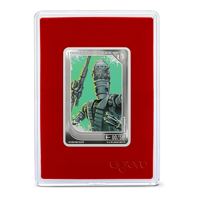 2026 Niue Star Wars Trading Coins 1oz Silver & Gold Coin – Ruby Light Side front