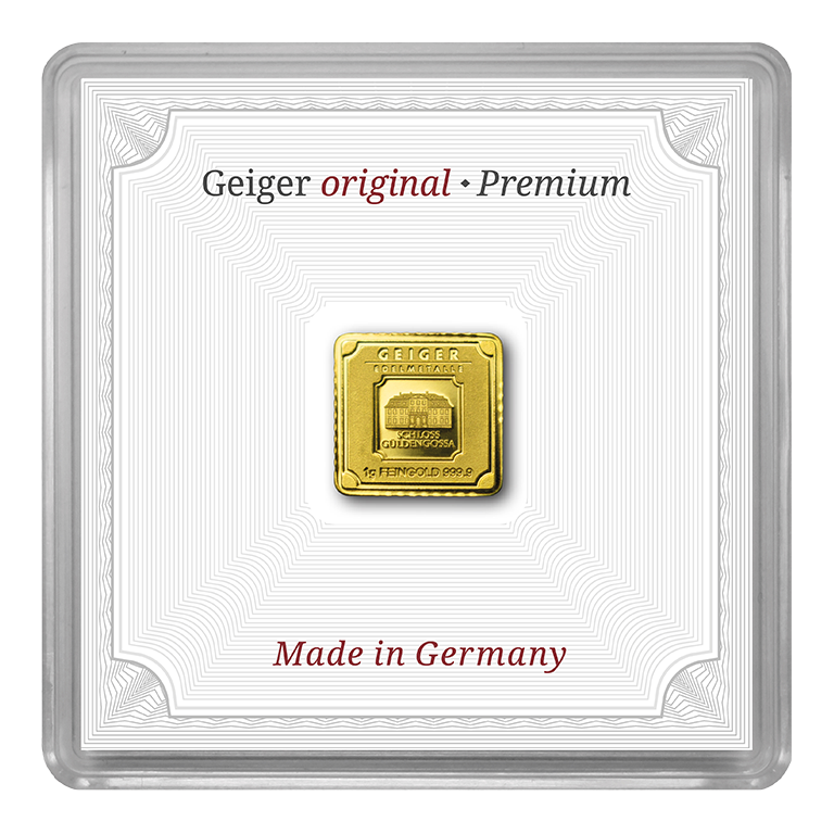 Geiger Original - 1g Gold Bar in capsule