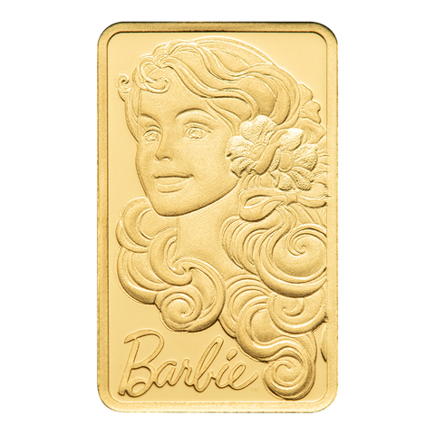 PAMP Suisse 2025 1g Gold Bar Barbie Edition