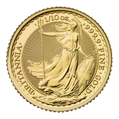 ⅒ oz Gold Britannia Coin – view 3